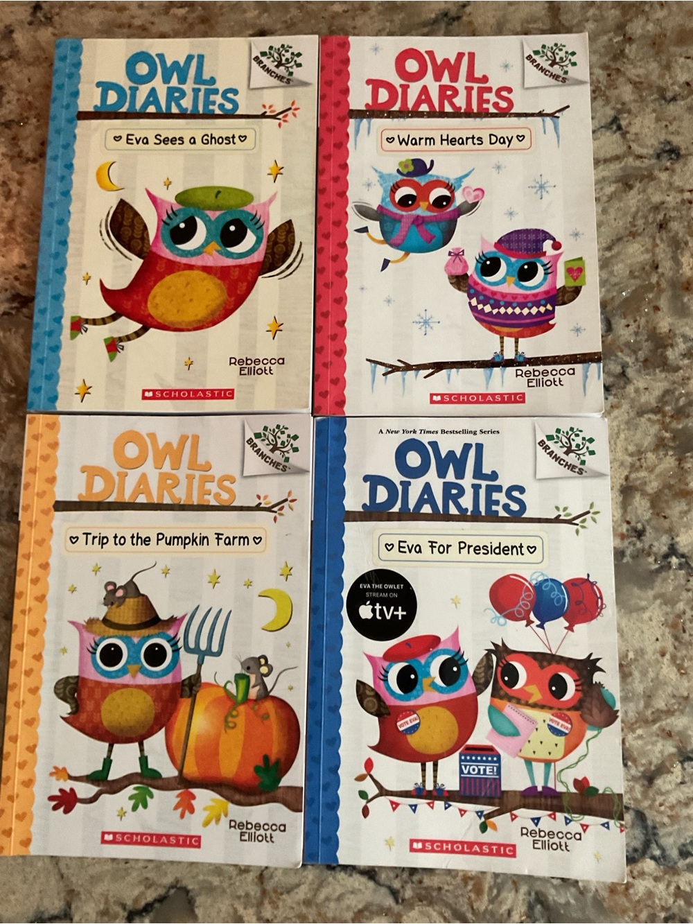 Scholastic Owl Diaries Book Set by Rebecca Elliott